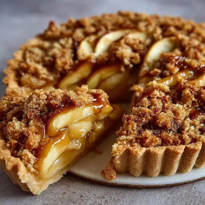 Tarte aux Pommes Crumble : La Recette Rustique