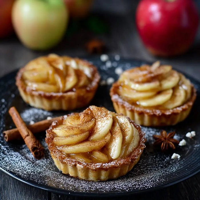 Mini Tartelettes aux Pommes et à la Cannelle