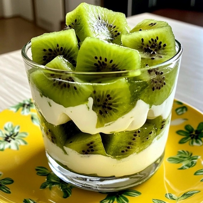 Verrine Kiwi-Coco