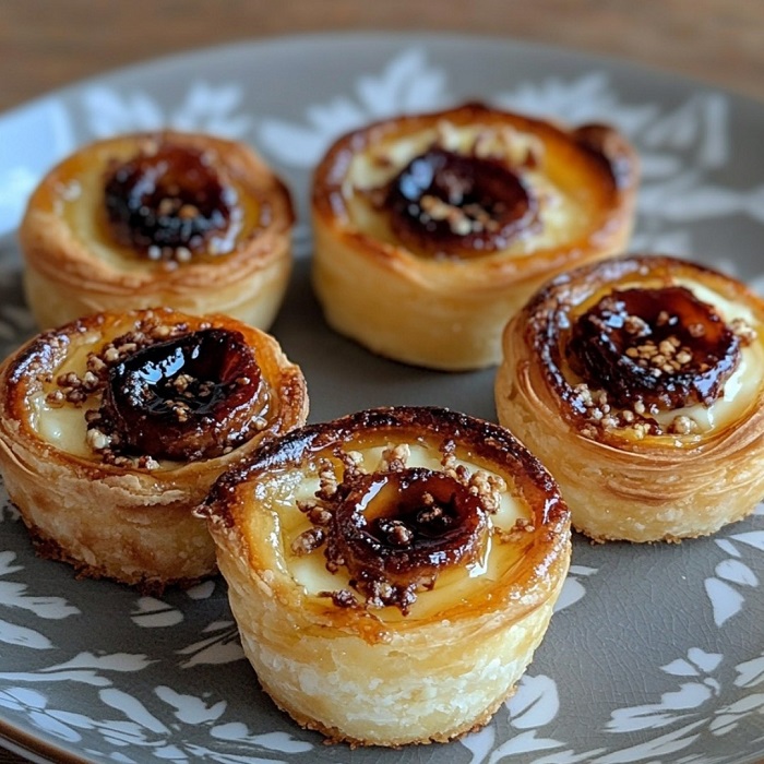 Mini-Tartelettes au Chèvre et Miel