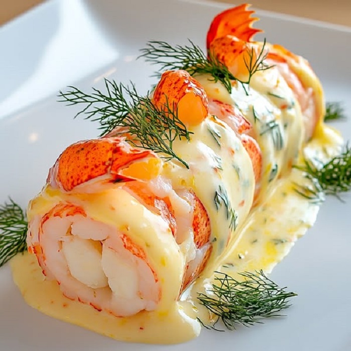Bûche au homard raffiné