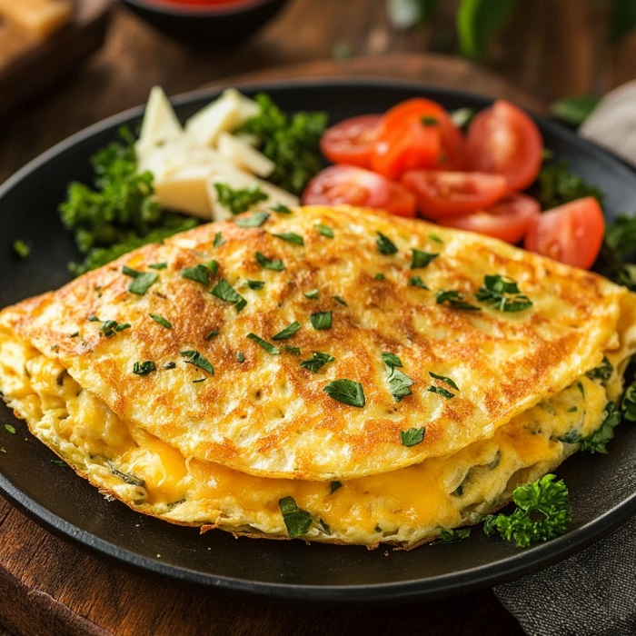 Omelette au fromage classique
