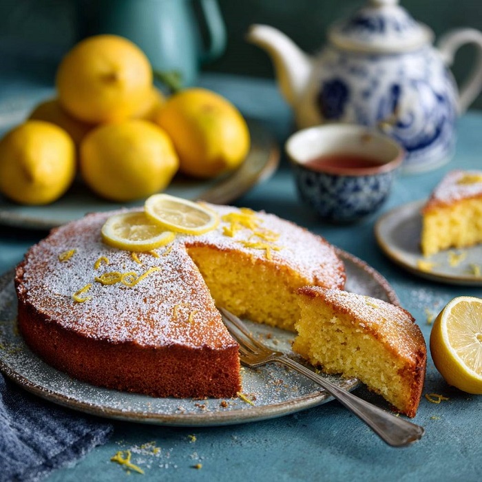 Gâteau de polenta au citron (version sucrée)