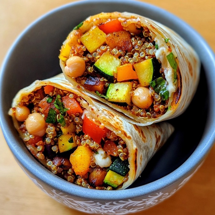 Burrito Vegan au Quinoa et Légumes