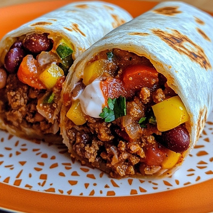 Burrito au Chili Con Carne