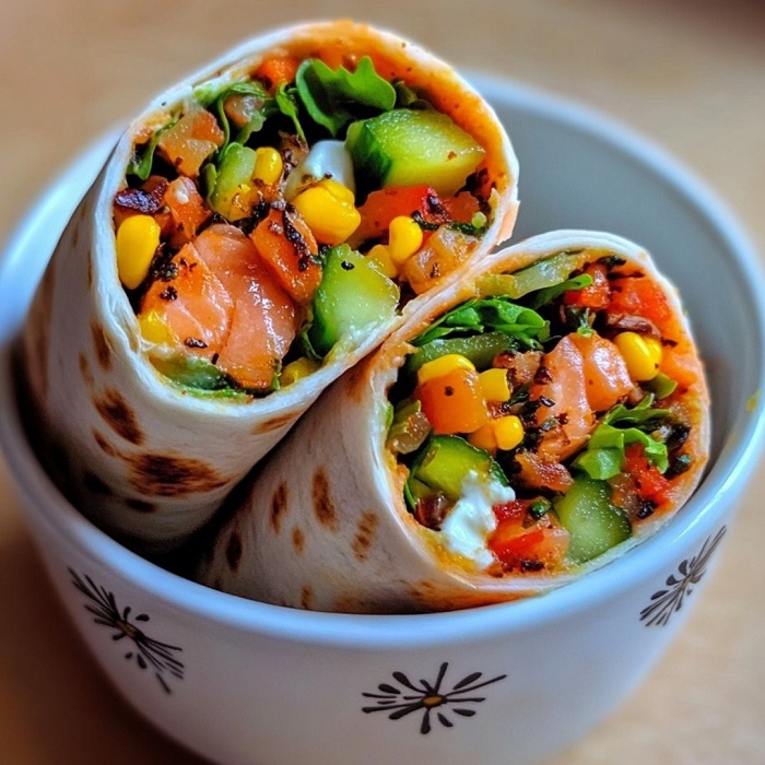 Burrito au Saumon et Fromage Frais