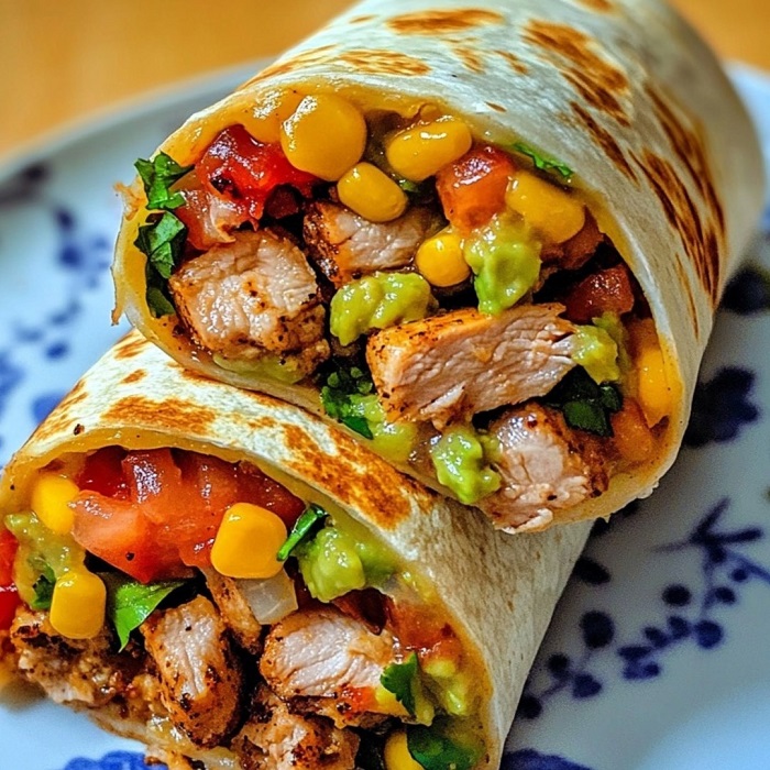 Burrito au Poulet Grillé