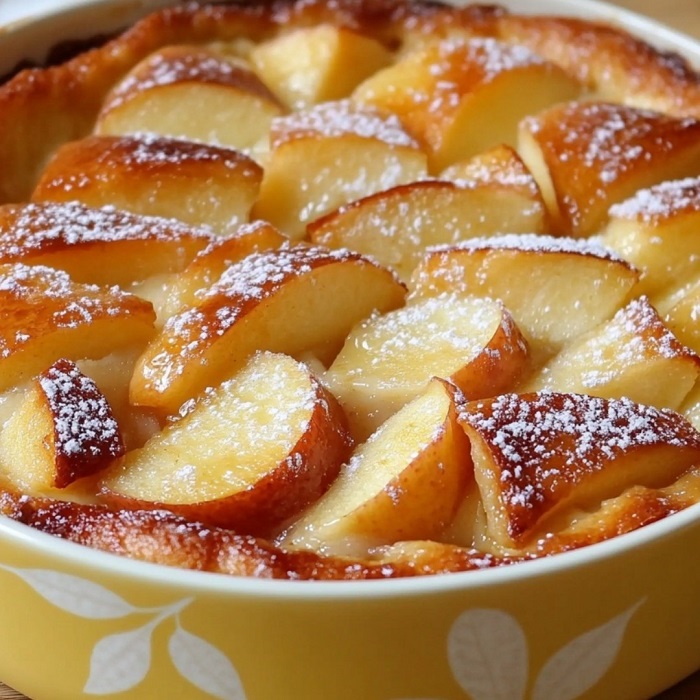 Clafoutis aux Pommes Caramélisées