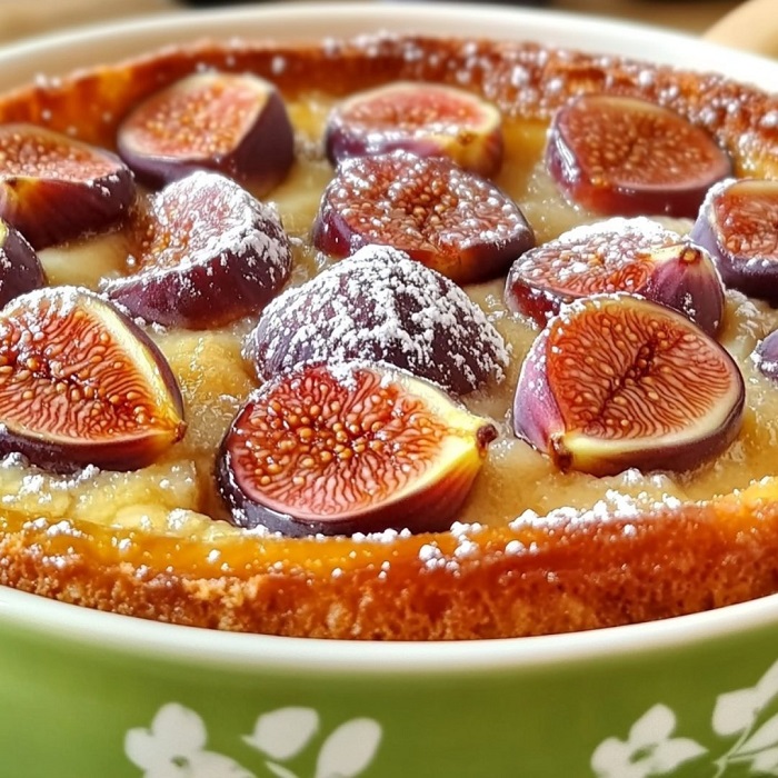 Clafoutis aux Figues Fraîches et Miel