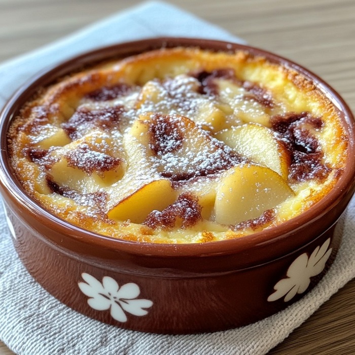 Clafoutis aux Poires et Chocolat Noir