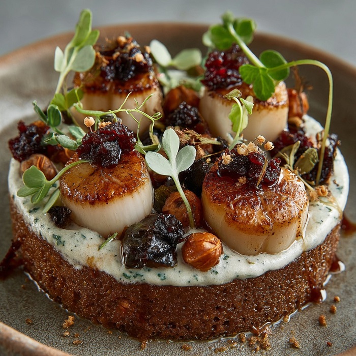 Saint-Jacques sur Mousse de Poireaux