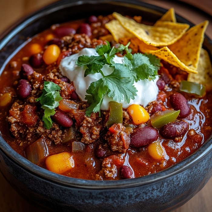 Chili con carne mexicain authentique