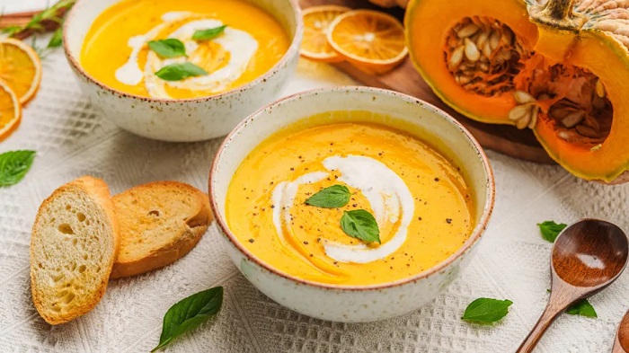 Cappuccino de butternut de Cyril Lignac