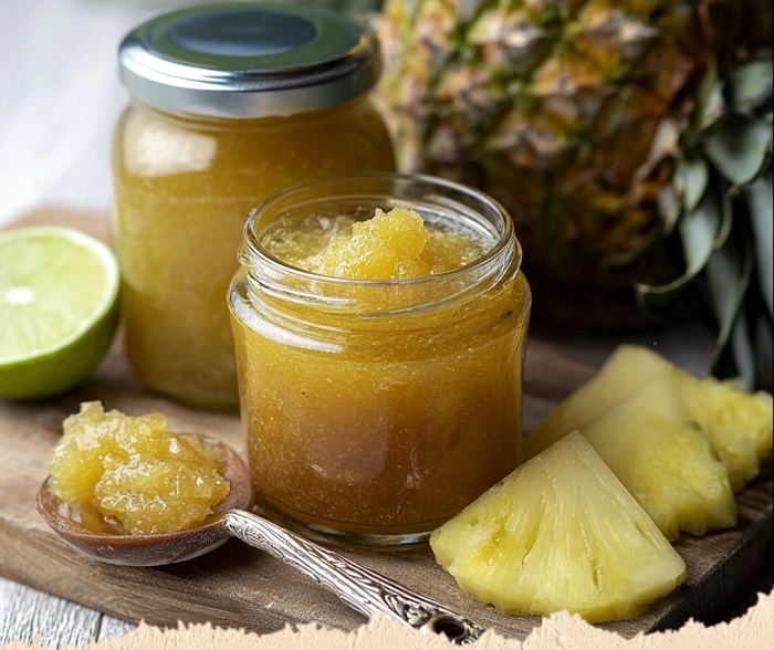 Confiture Ananas, Gingembre & Citron vert