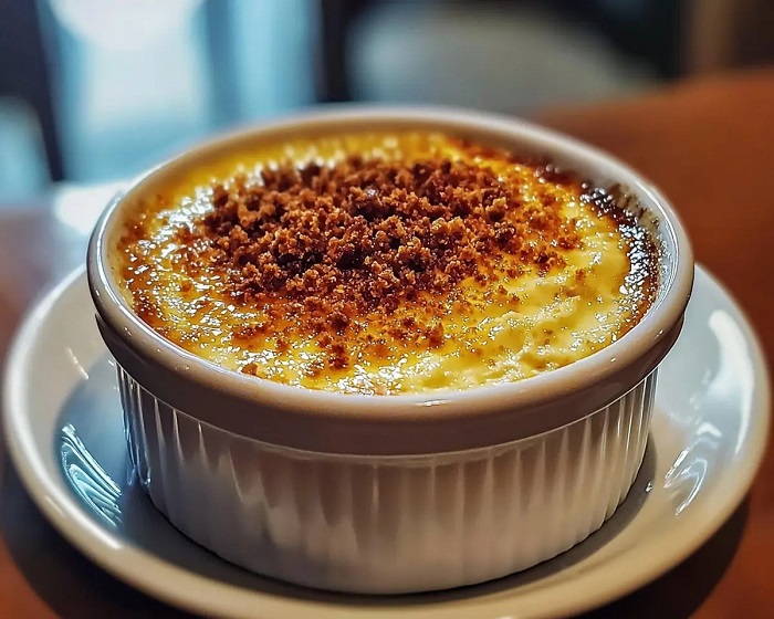 Crème Brûlée Salée au Boudin Noir
