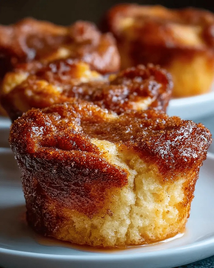 Muffins Pain Perdu à la Cannelle et au Sucre