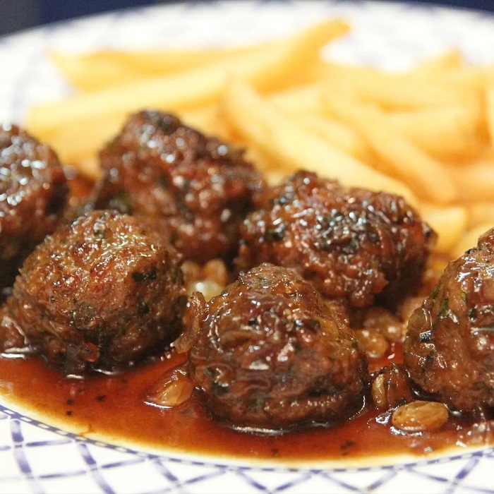 Boulettes liégeoises au sirop d’érable
