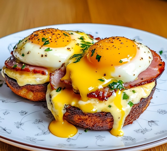 Œufs Bénédicte au Jambon Fumé