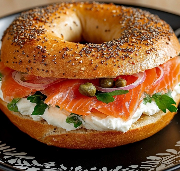 Bagel Cream Cheese & Saumon Fumé