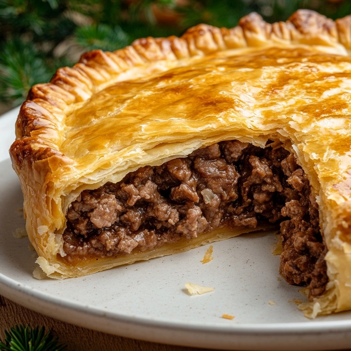 Tourtière québécoise traditionnelle
