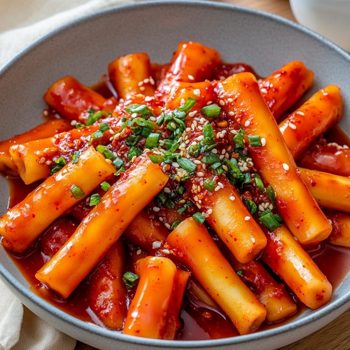 Tteokbokki épicés à la coréenne