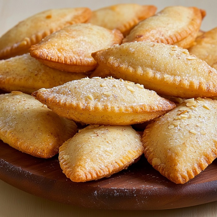 Madeleines à la fleur d’oranger et amandes effilées