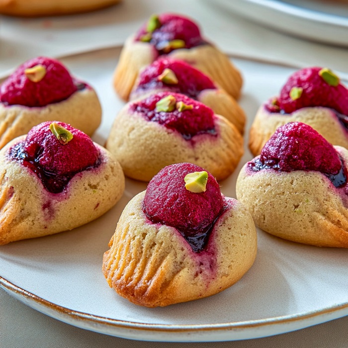 Madeleines  à la framboise