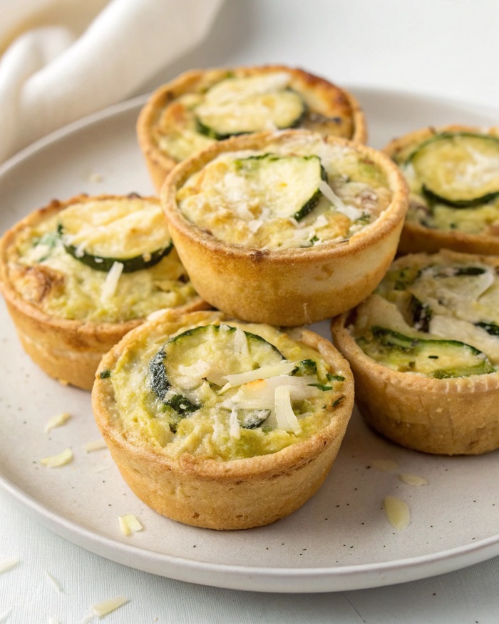 Mini Quiches Courgette & Parmesan