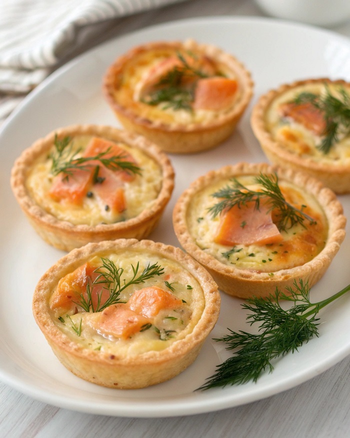 Mini Quiches Saumon & Aneth