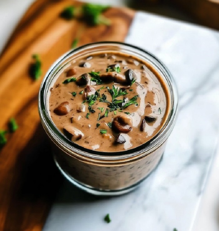 Sauce Russe (Salsa Rusa) aux Champignons