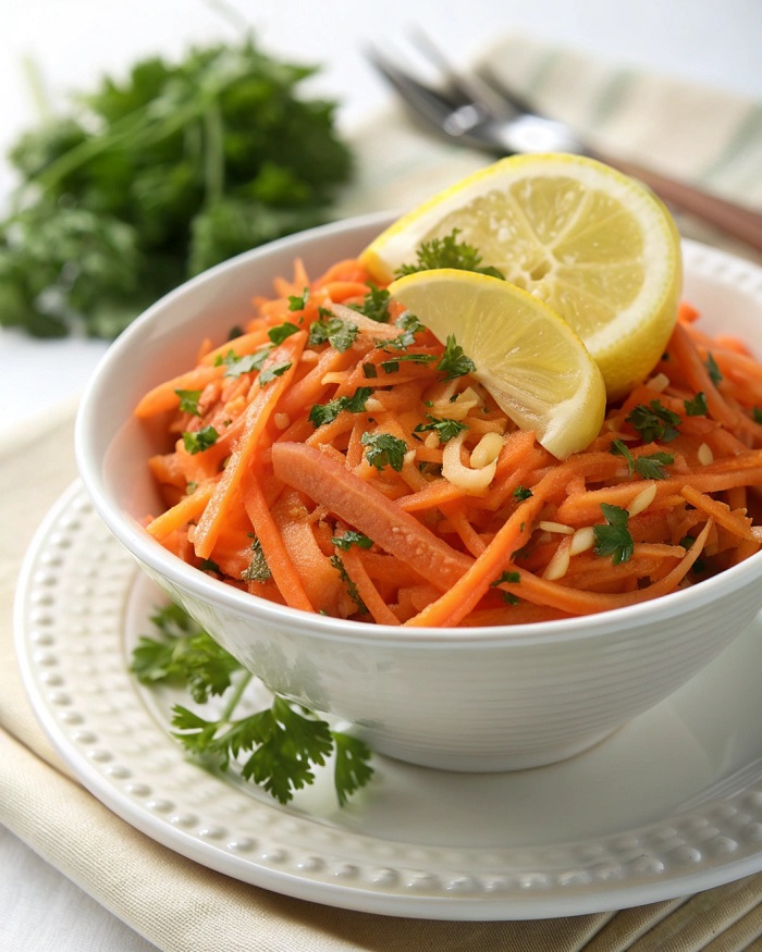 Salade de carottes râpées à la belge