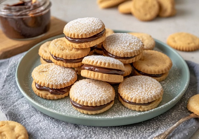 Sablés Fourrés au Chocolat