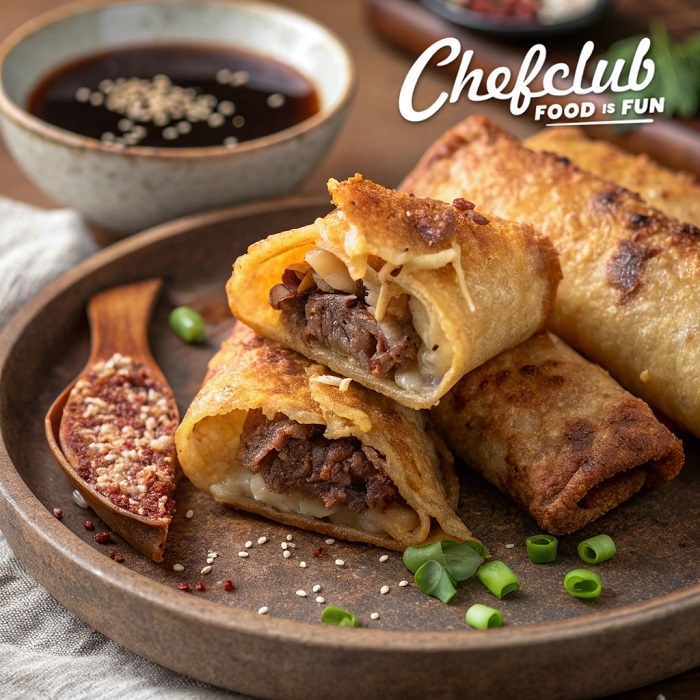 Nems croustillants bœuf raclette