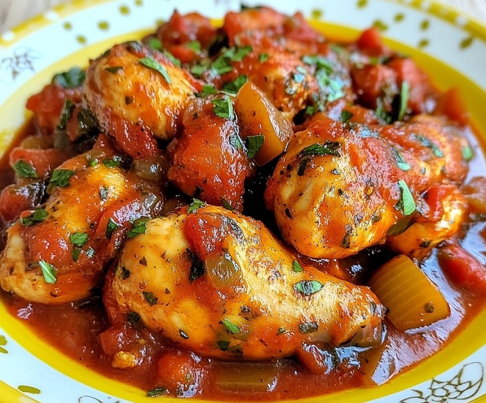 Poulet à la Sauce Tomate Express