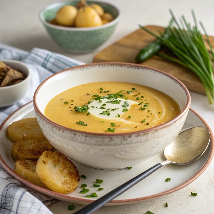 Velouté de Pommes de Terre & Poireaux