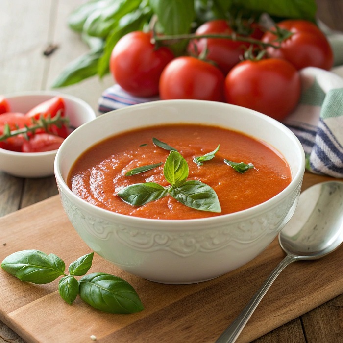 Velouté de Tomates & Basilic