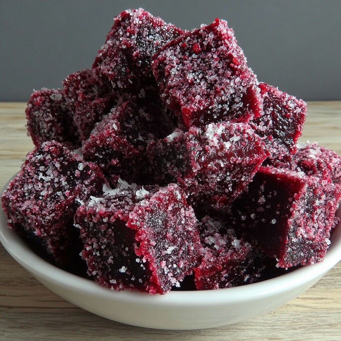 Pâtes de fruits Myrtille & Fève tonka