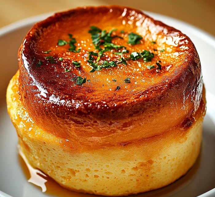 Soufflé à la patate douce & sirop d’érable