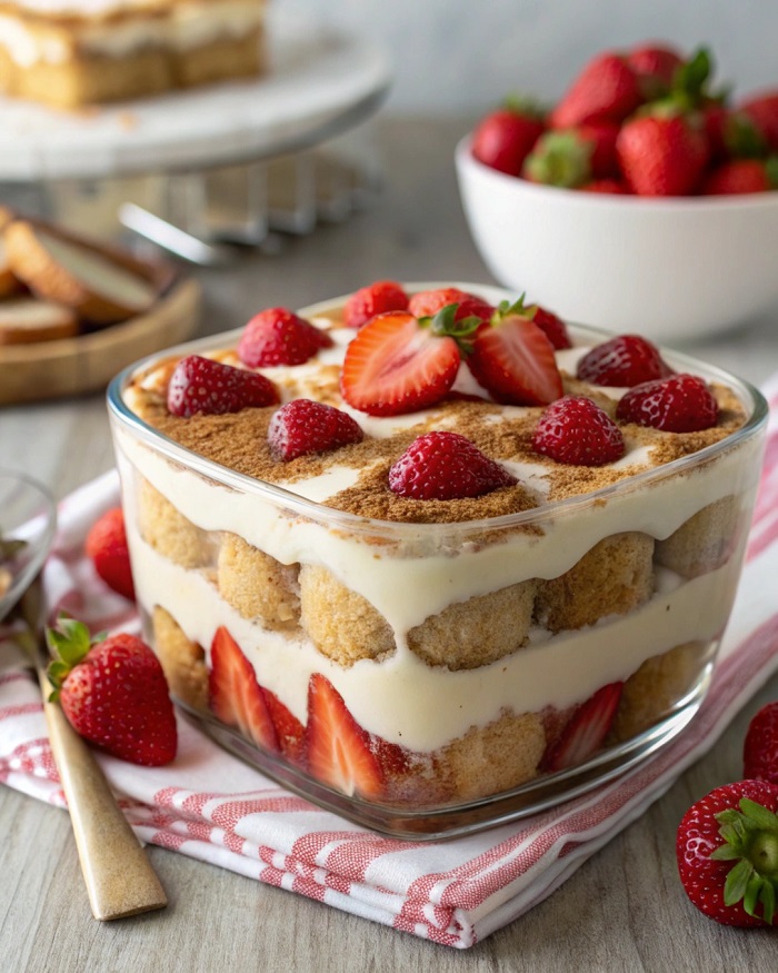 Tiramisu aux Fraises