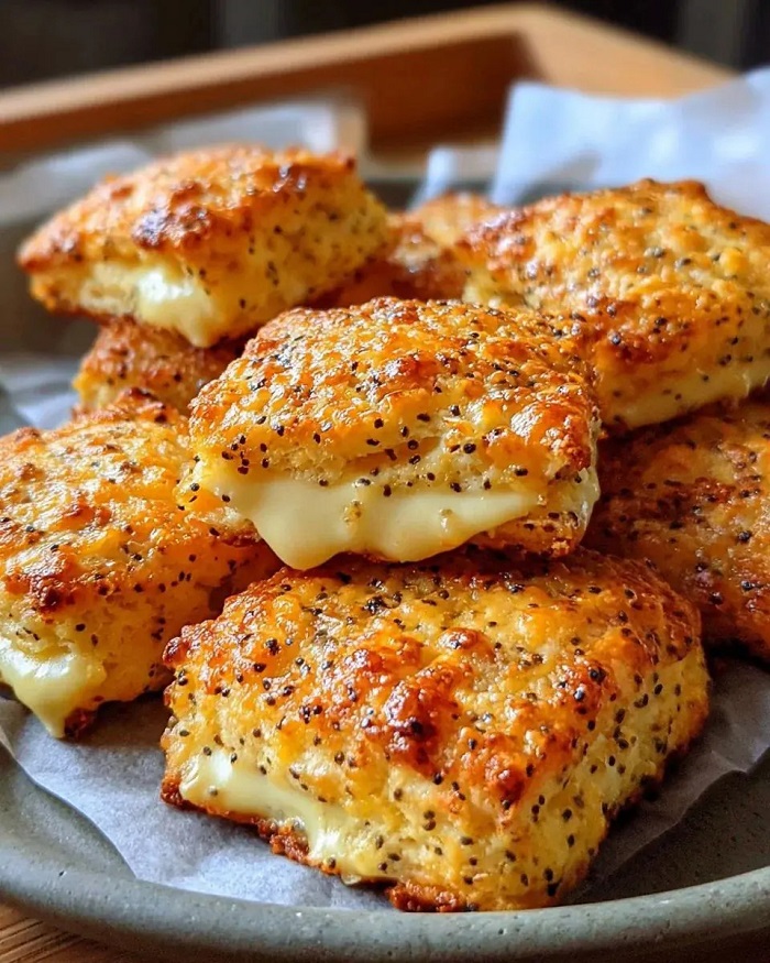 Biscuits apéro moutarde et comté