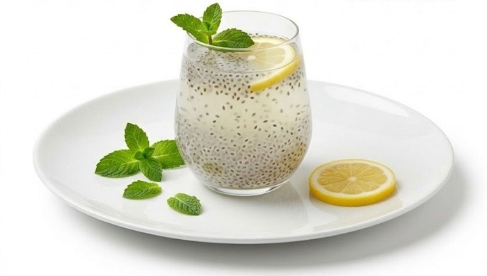 Boisson Naturelle au Citron et aux Graines de Chia