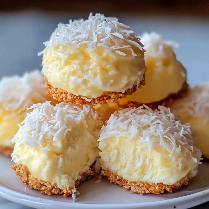 Cookies cheesecake citron et noix de coco