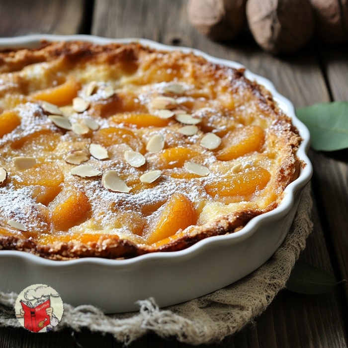 Clafoutis aux abricots et aux amandes effilées