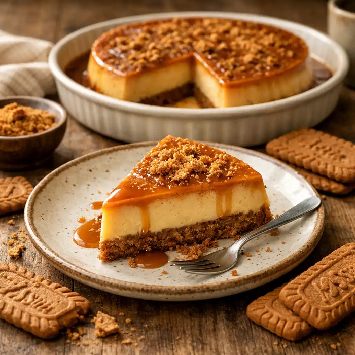 Flan au Spéculoos