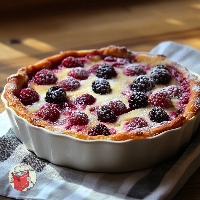 Clafoutis aux fruits rouges et au yaourt