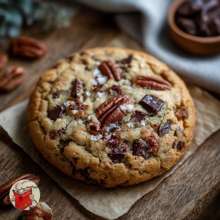 Cookie géant aux noix de pécan & chocolat